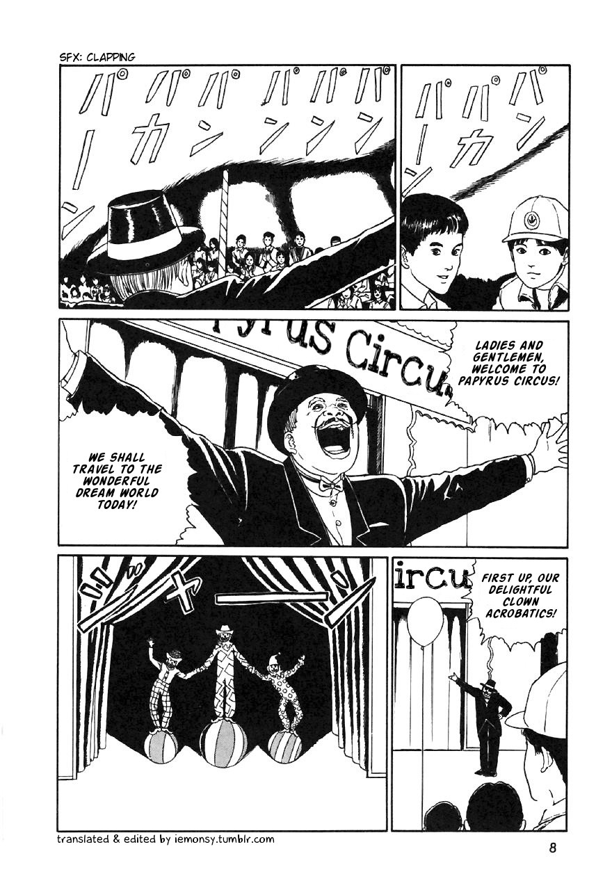 Itou Junji Kyoufu Manga Collection Chapter 13.1 page 10 - Vol.13 Chapter 1: The Circus is here