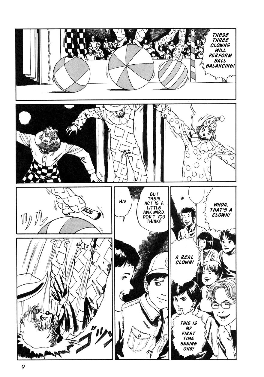 Itou Junji Kyoufu Manga Collection Chapter 13.1 page 11 - Vol.13 Chapter 1: The Circus is here