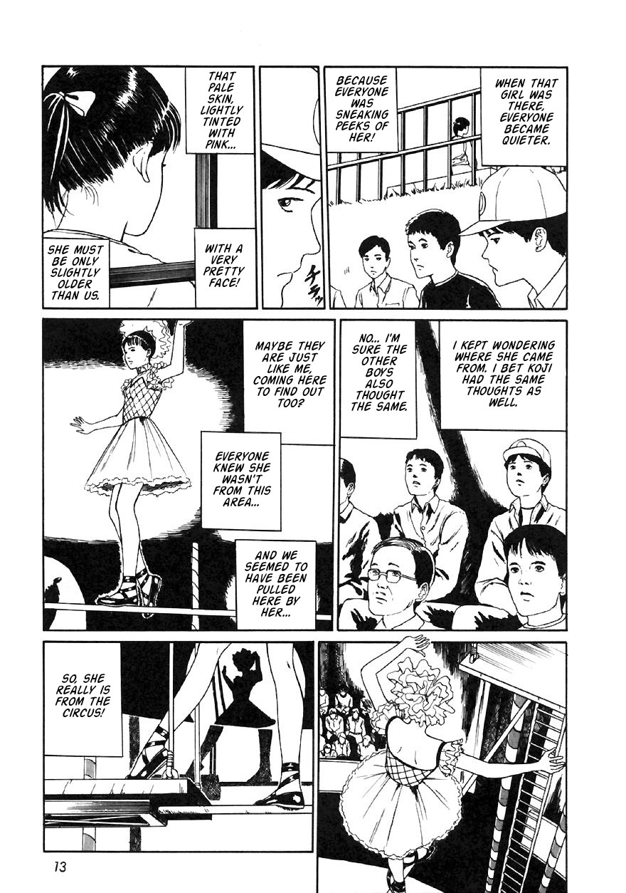 Itou Junji Kyoufu Manga Collection Chapter 13.1 page 15 - Vol.13 Chapter 1: The Circus is here