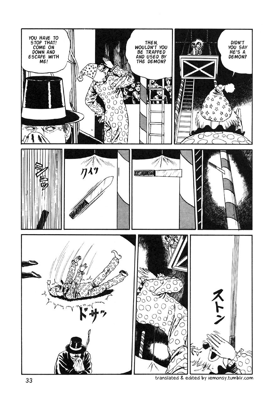 Itou Junji Kyoufu Manga Collection Chapter 13.1 page 35 - Vol.13 Chapter 1: The Circus is here