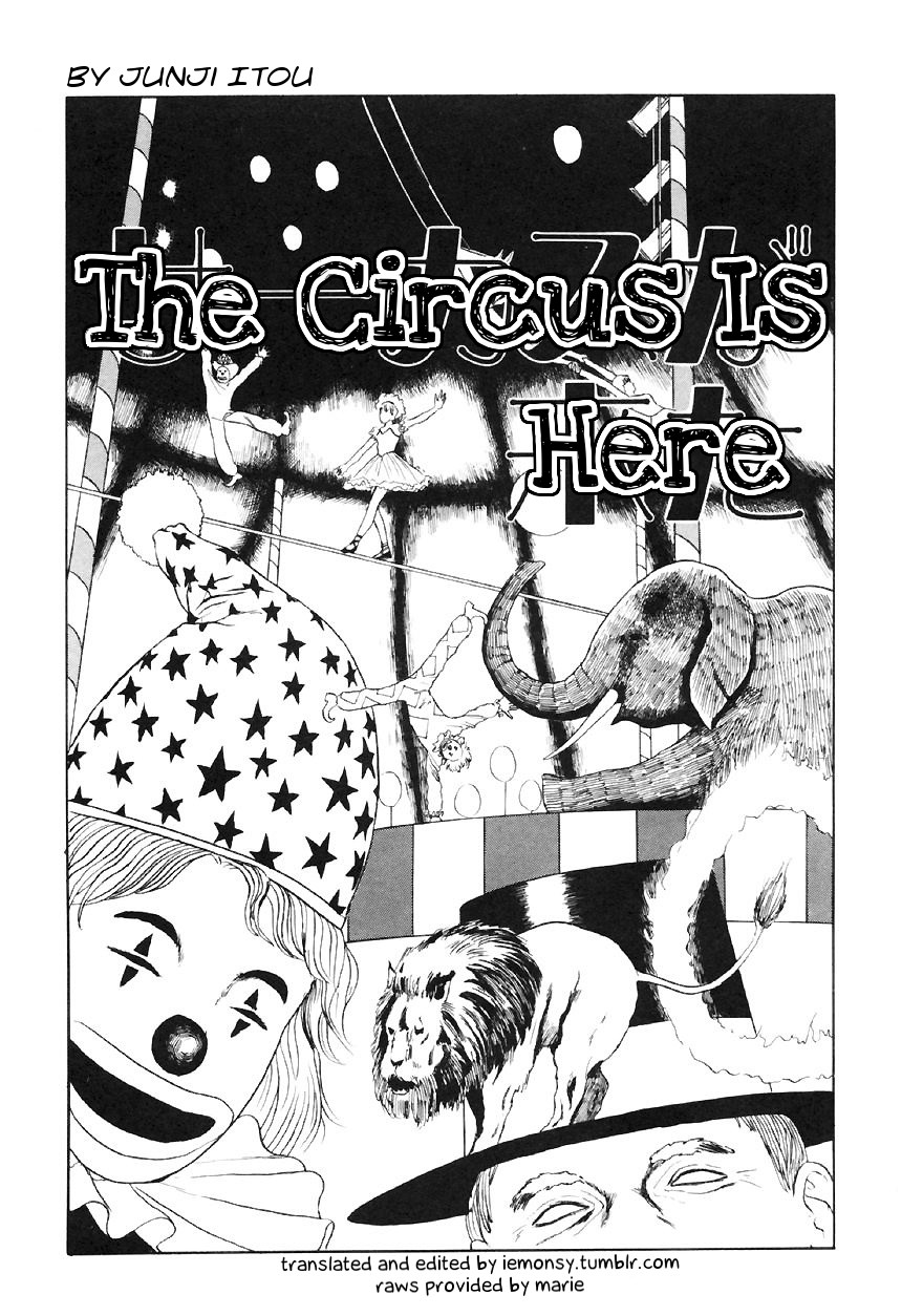 Itou Junji Kyoufu Manga Collection Chapter 13.1 page 5 - Vol.13 Chapter 1: The Circus is here
