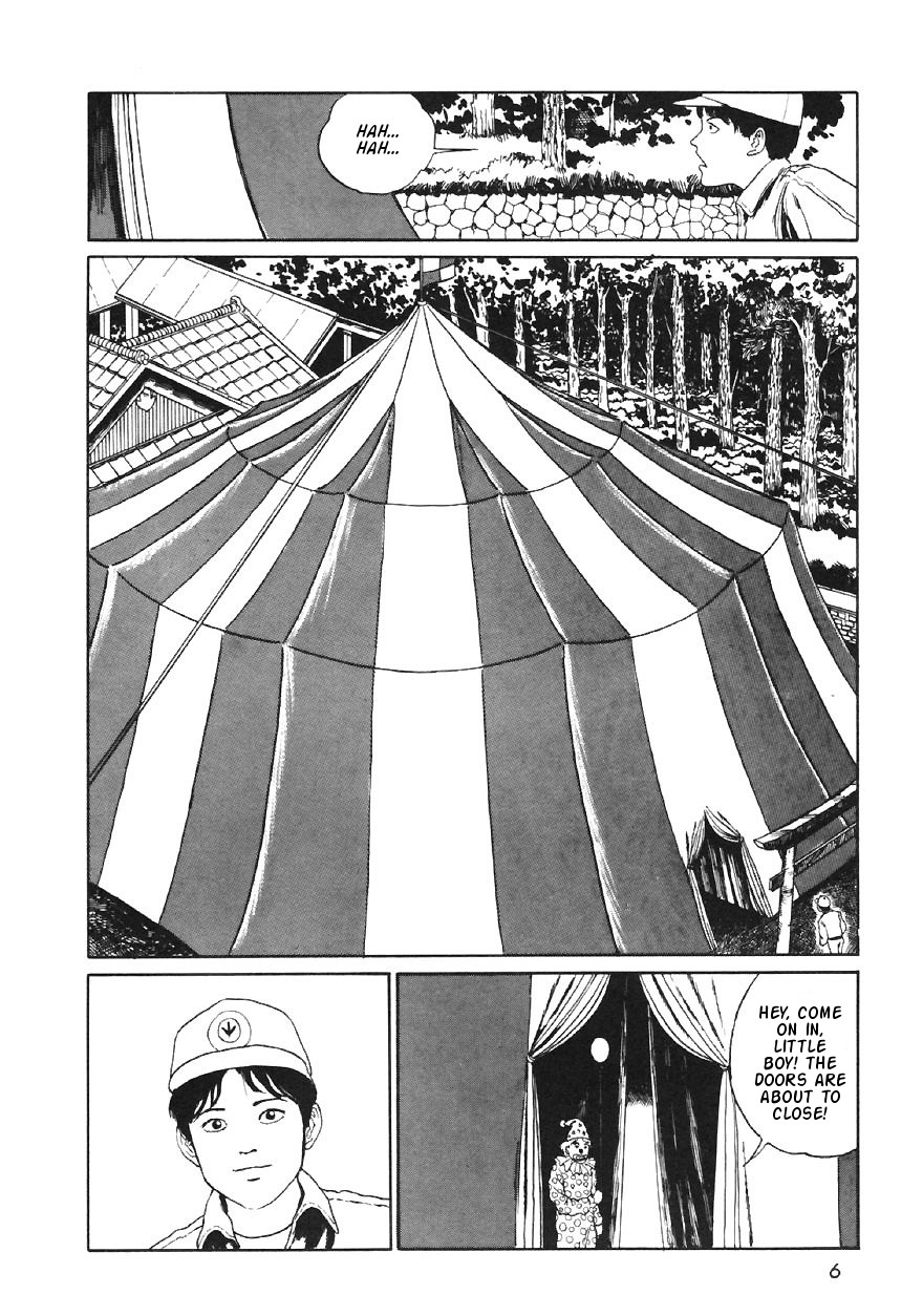 Itou Junji Kyoufu Manga Collection Chapter 13.1 page 8 - Vol.13 Chapter 1: The Circus is here