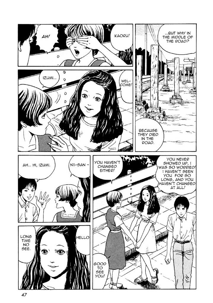 Itou Junji Kyoufu Manga Collection Chapter 13.2 page 13 - Vol.13 Chapter 2: Gravetown