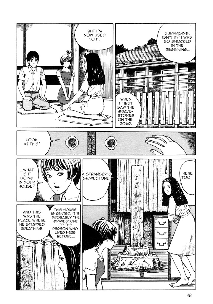 Itou Junji Kyoufu Manga Collection Chapter 13.2 page 14 - Vol.13 Chapter 2: Gravetown