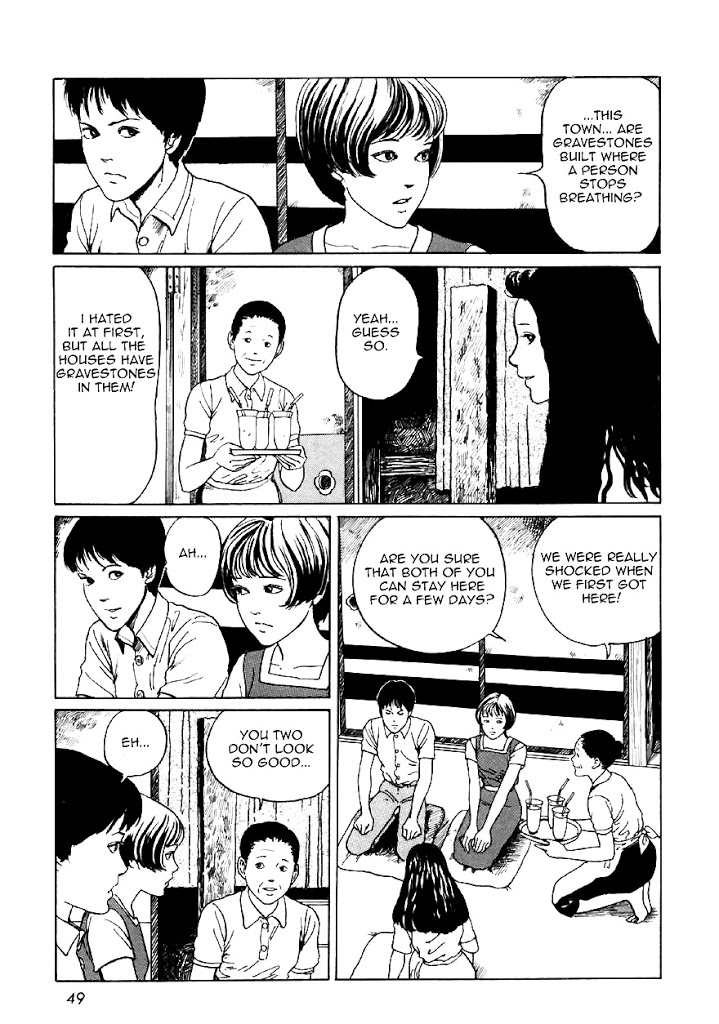 Itou Junji Kyoufu Manga Collection Chapter 13.2 page 15 - Vol.13 Chapter 2: Gravetown