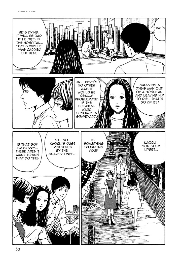 Itou Junji Kyoufu Manga Collection Chapter 13.2 page 19 - Vol.13 Chapter 2: Gravetown