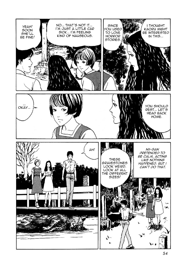 Itou Junji Kyoufu Manga Collection Chapter 13.2 page 20 - Vol.13 Chapter 2: Gravetown