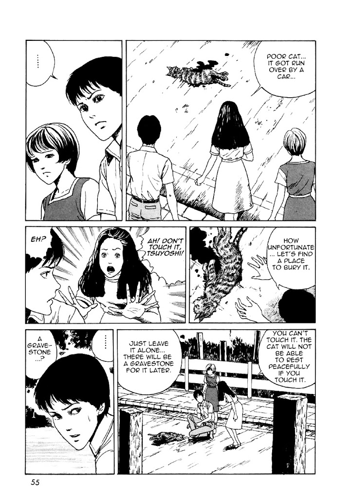 Itou Junji Kyoufu Manga Collection Chapter 13.2 page 21 - Vol.13 Chapter 2: Gravetown