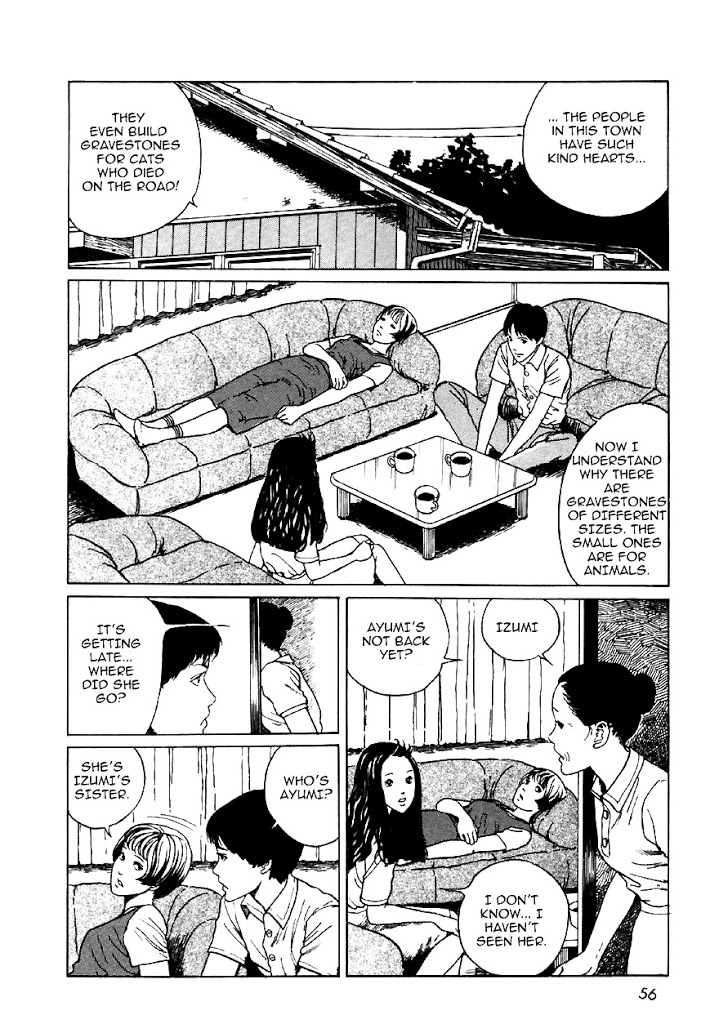 Itou Junji Kyoufu Manga Collection Chapter 13.2 page 22 - Vol.13 Chapter 2: Gravetown