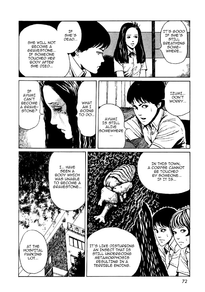 Itou Junji Kyoufu Manga Collection Chapter 13.2 page 38 - Vol.13 Chapter 2: Gravetown