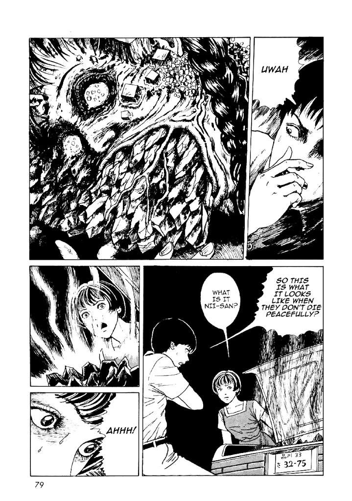 Itou Junji Kyoufu Manga Collection Chapter 13.2 page 45 - Vol.13 Chapter 2: Gravetown