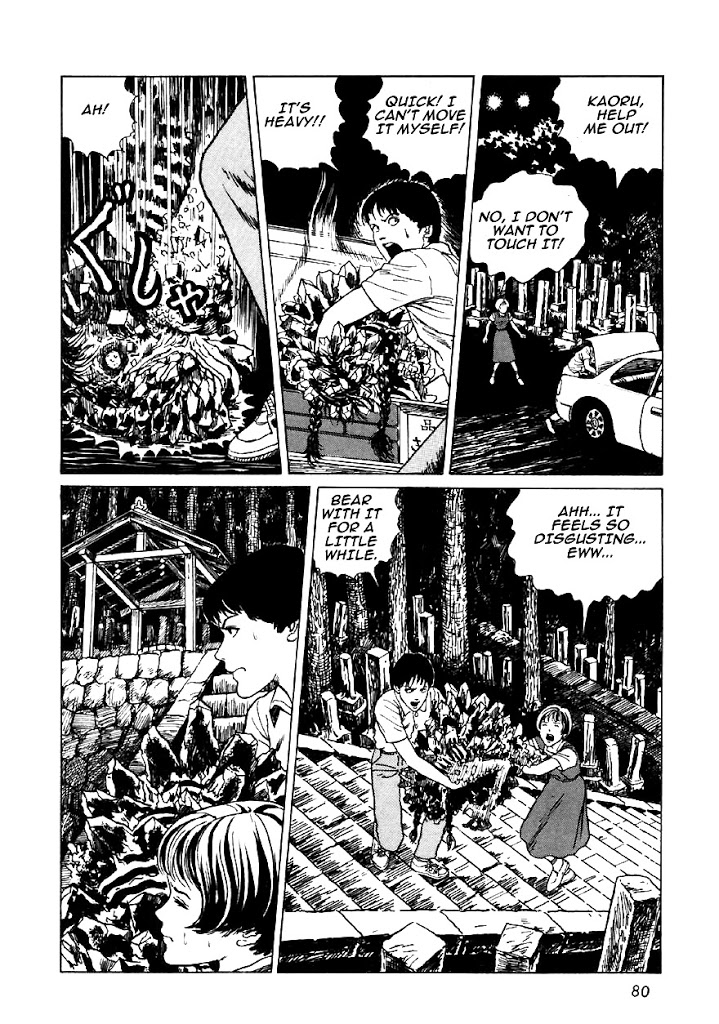 Itou Junji Kyoufu Manga Collection Chapter 13.2 page 46 - Vol.13 Chapter 2: Gravetown