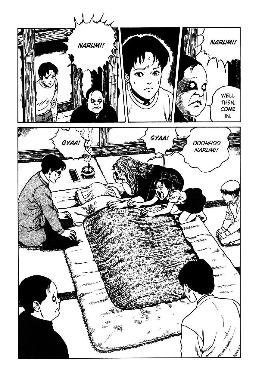 Itou Junji Kyoufu Manga Collection Chapter 13.4 page 27 - Vol.13 Chapter 4: The Bizarre Hikizuri Siblings - Second Daughter's Lover