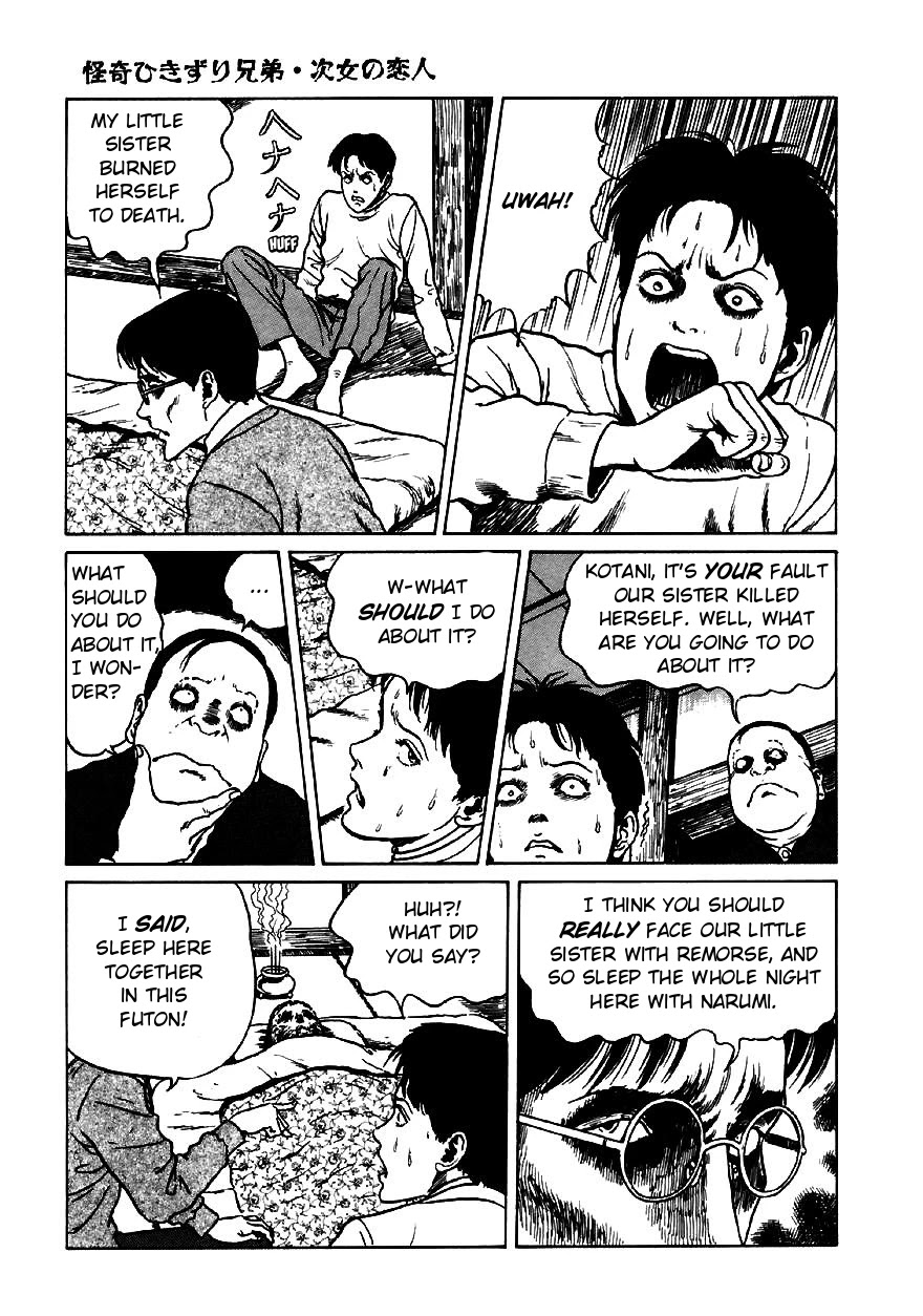 Itou Junji Kyoufu Manga Collection Chapter 13.4 page 29 - Vol.13 Chapter 4: The Bizarre Hikizuri Siblings - Second Daughter's Lover