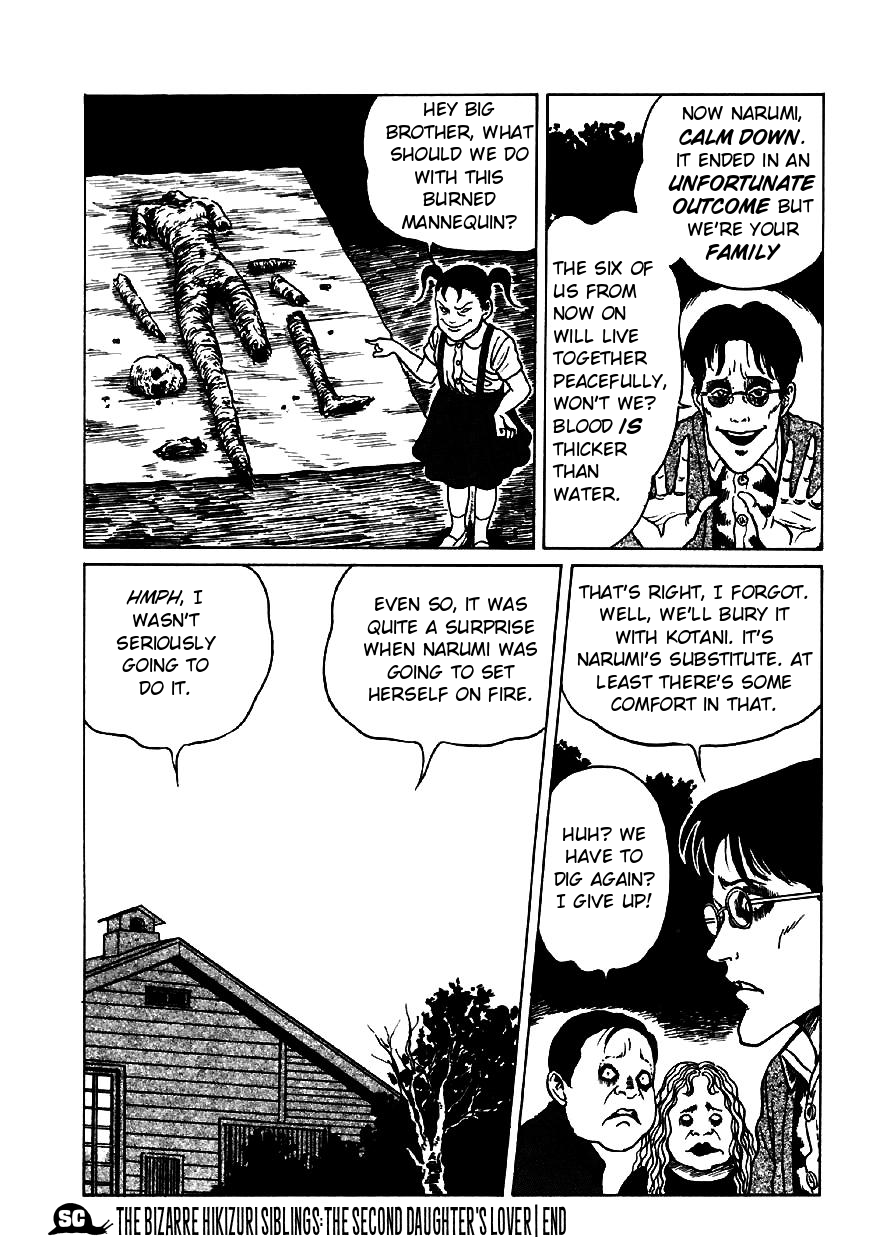 Itou Junji Kyoufu Manga Collection Chapter 13.4 page 40 - Vol.13 Chapter 4: The Bizarre Hikizuri Siblings - Second Daughter's Lover