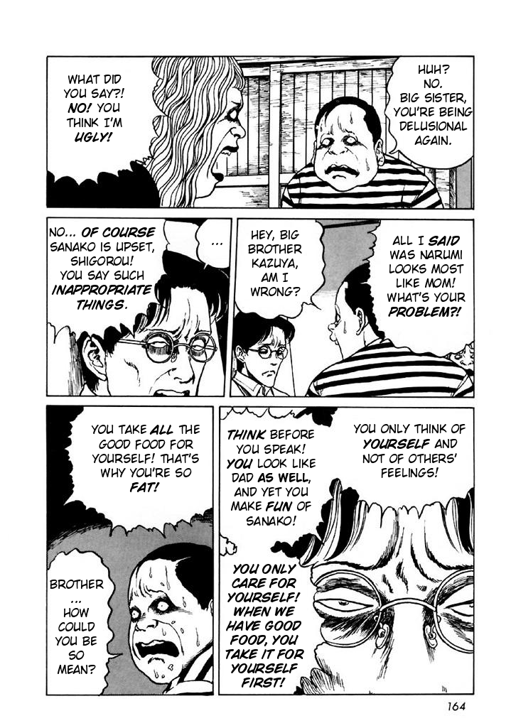 Itou Junji Kyoufu Manga Collection Chapter 13.5 page 14 - Vol.13 Chapter 5: The Bizarre Hikizuri Siblings- Seance