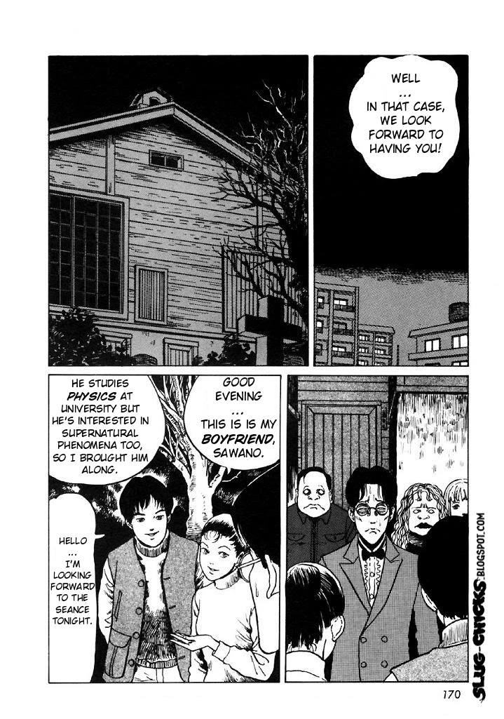 Itou Junji Kyoufu Manga Collection Chapter 13.5 page 20 - Vol.13 Chapter 5: The Bizarre Hikizuri Siblings- Seance