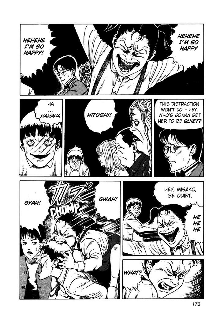 Itou Junji Kyoufu Manga Collection Chapter 13.5 page 22 - Vol.13 Chapter 5: The Bizarre Hikizuri Siblings- Seance