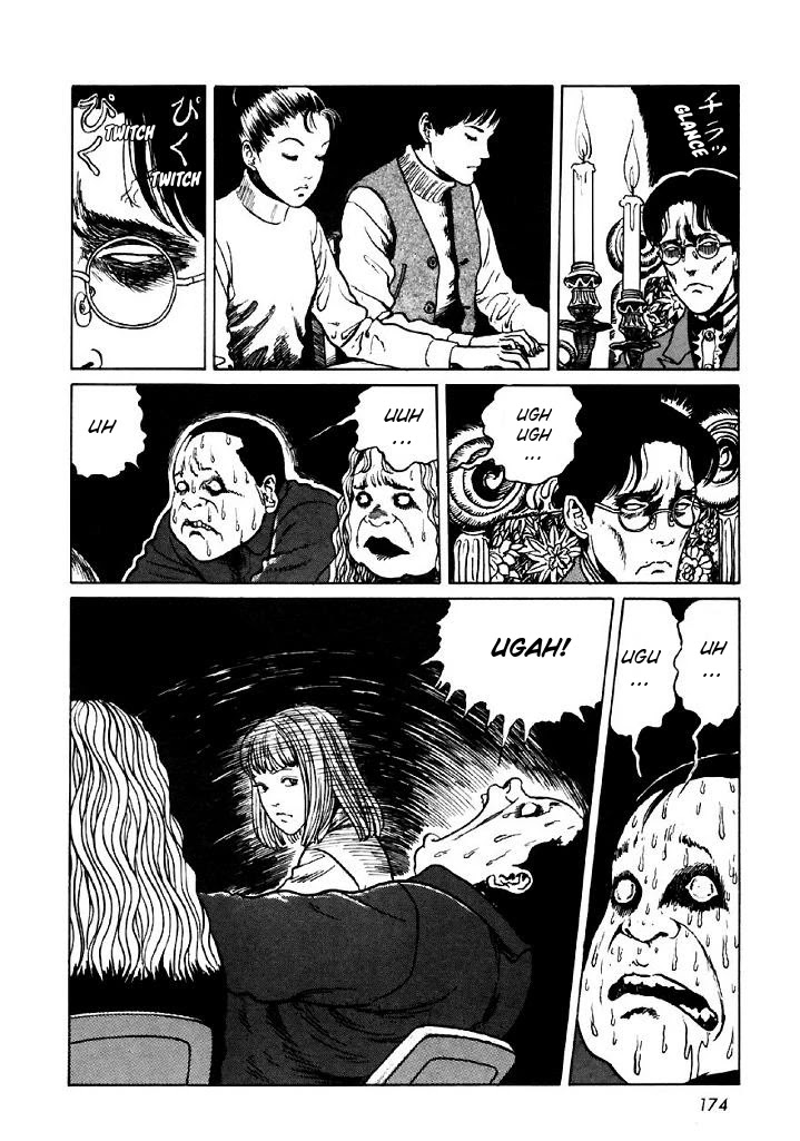 Itou Junji Kyoufu Manga Collection Chapter 13.5 page 24 - Vol.13 Chapter 5: The Bizarre Hikizuri Siblings- Seance