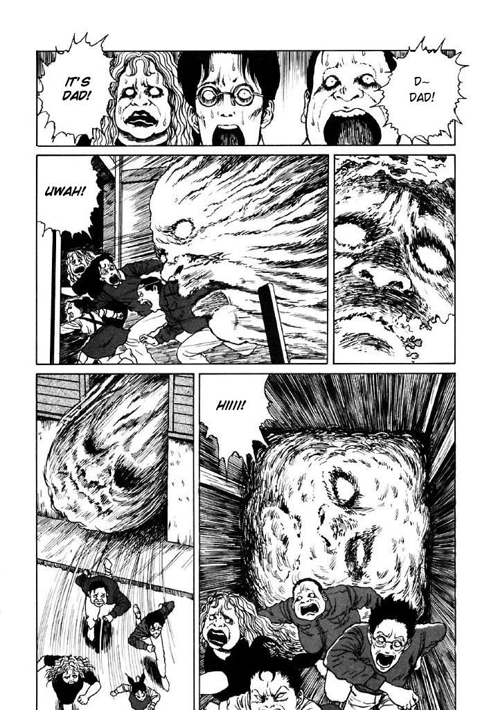 Itou Junji Kyoufu Manga Collection Chapter 13.5 page 49 - Vol.13 Chapter 5: The Bizarre Hikizuri Siblings- Seance