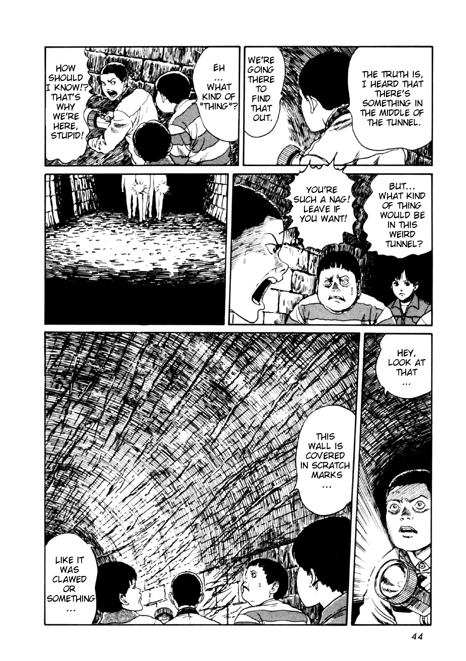 Itou Junji Kyoufu Manga Collection Chapter 14.2 page 10 - Vol.14 Chapter 2: The Story of the Mysterious Tunnel