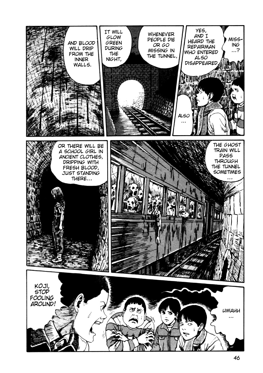 Itou Junji Kyoufu Manga Collection Chapter 14.2 page 12 - Vol.14 Chapter 2: The Story of the Mysterious Tunnel
