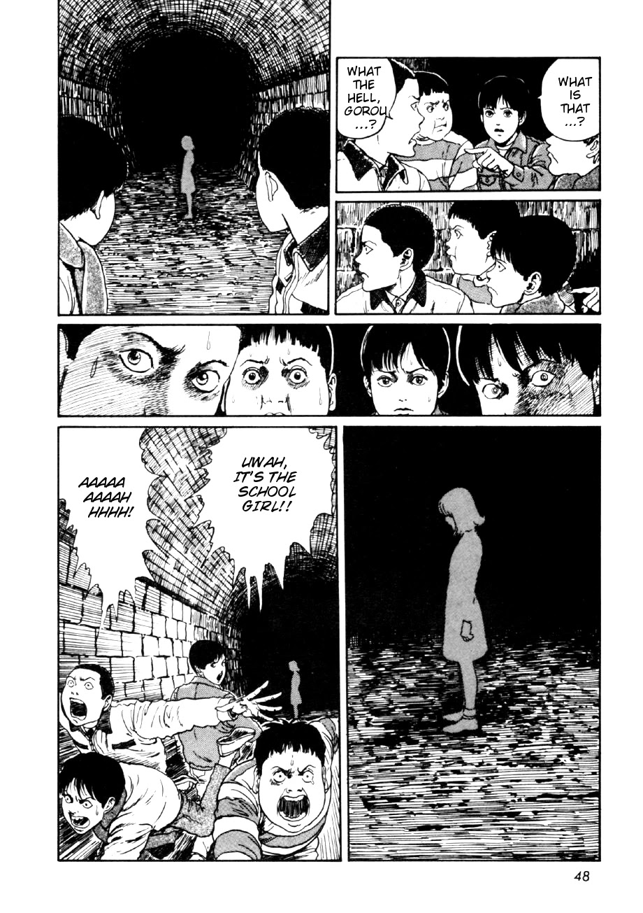 Itou Junji Kyoufu Manga Collection Chapter 14.2 page 14 - Vol.14 Chapter 2: The Story of the Mysterious Tunnel