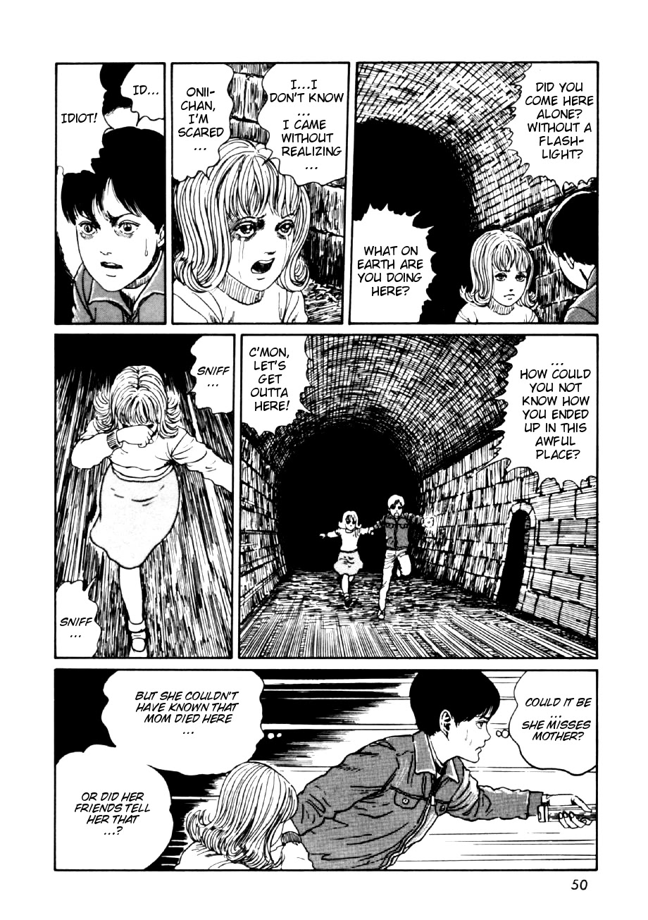 Itou Junji Kyoufu Manga Collection Chapter 14.2 page 16 - Vol.14 Chapter 2: The Story of the Mysterious Tunnel