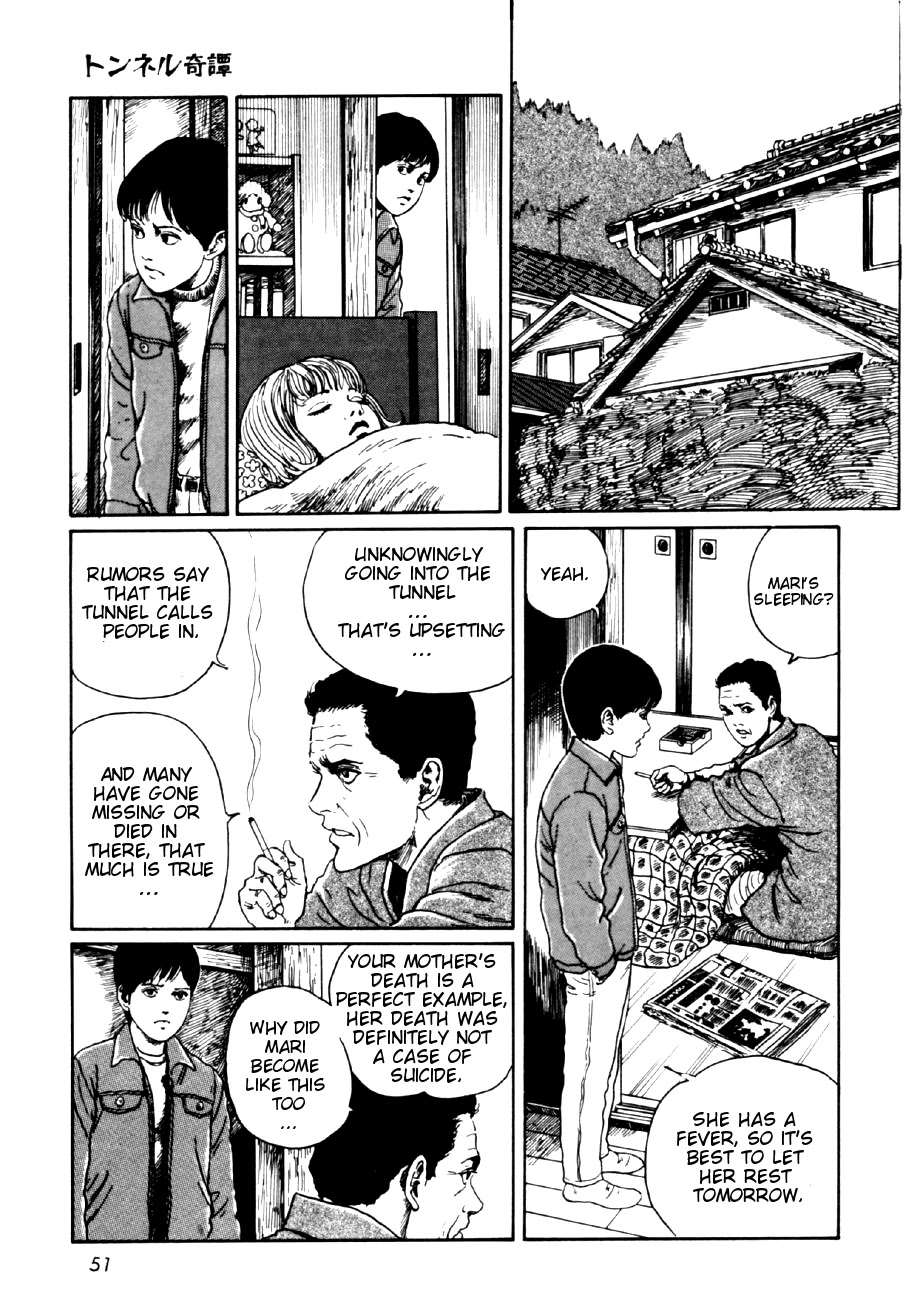 Itou Junji Kyoufu Manga Collection Chapter 14.2 page 17 - Vol.14 Chapter 2: The Story of the Mysterious Tunnel