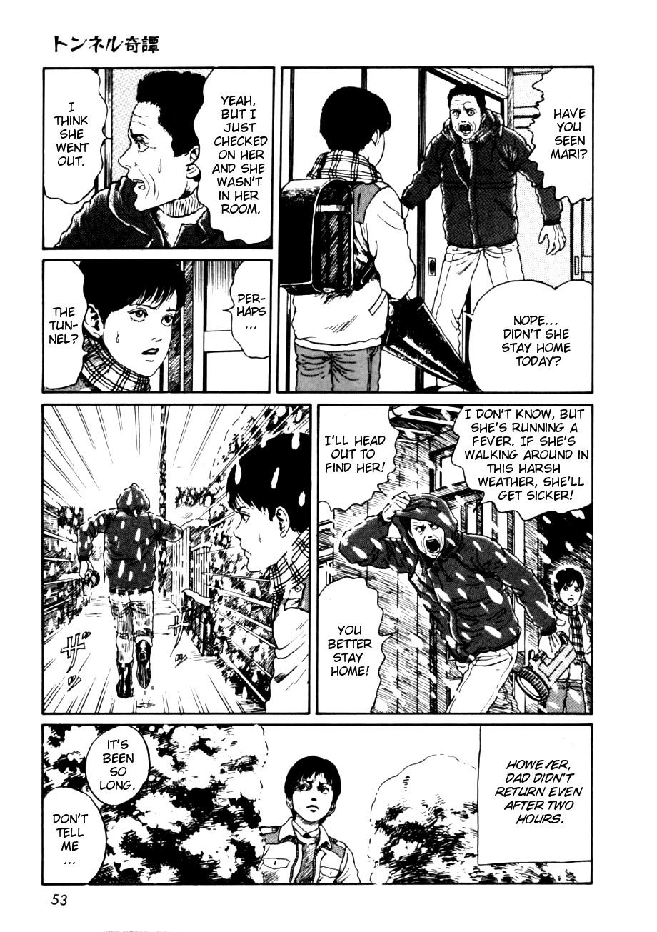 Itou Junji Kyoufu Manga Collection Chapter 14.2 page 19 - Vol.14 Chapter 2: The Story of the Mysterious Tunnel