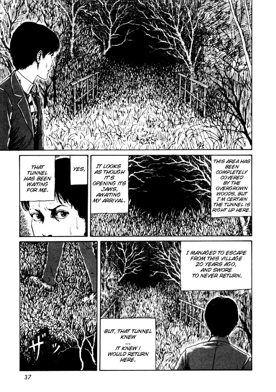 Itou Junji Kyoufu Manga Collection Chapter 14.2 page 3 - Vol.14 Chapter 2: The Story of the Mysterious Tunnel
