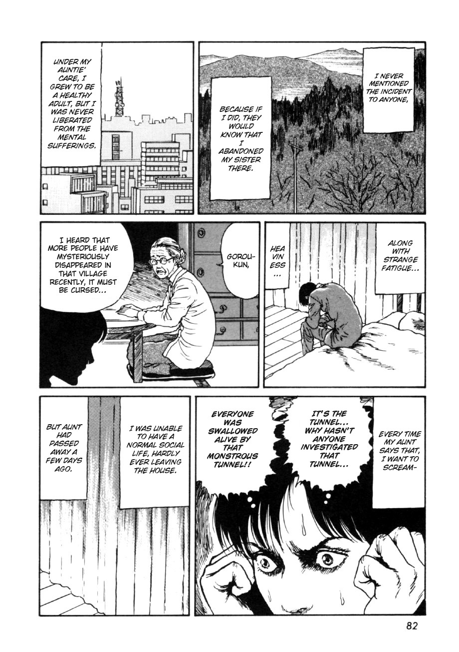 Itou Junji Kyoufu Manga Collection Chapter 14.2 page 48 - Vol.14 Chapter 2: The Story of the Mysterious Tunnel
