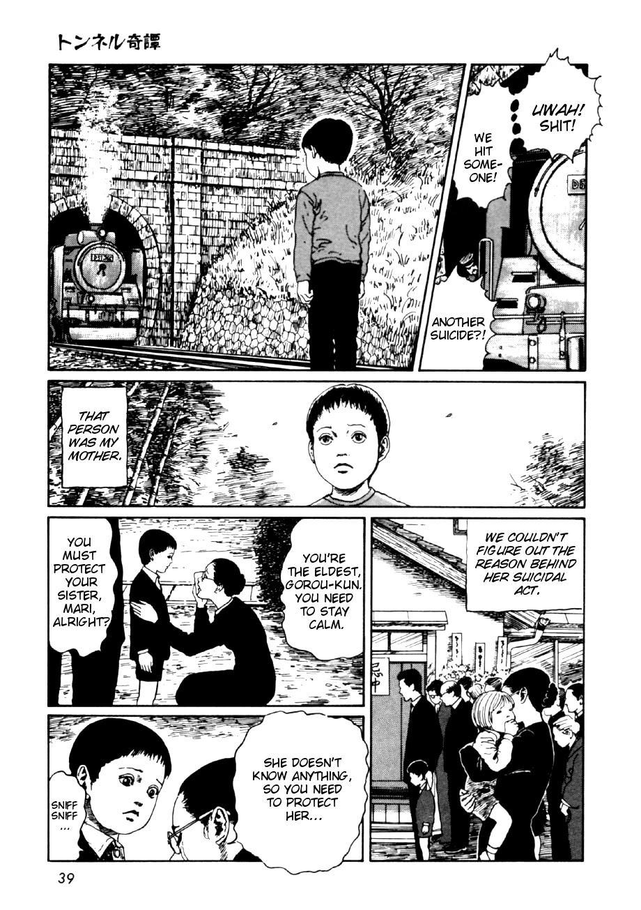 Itou Junji Kyoufu Manga Collection Chapter 14.2 page 5 - Vol.14 Chapter 2: The Story of the Mysterious Tunnel