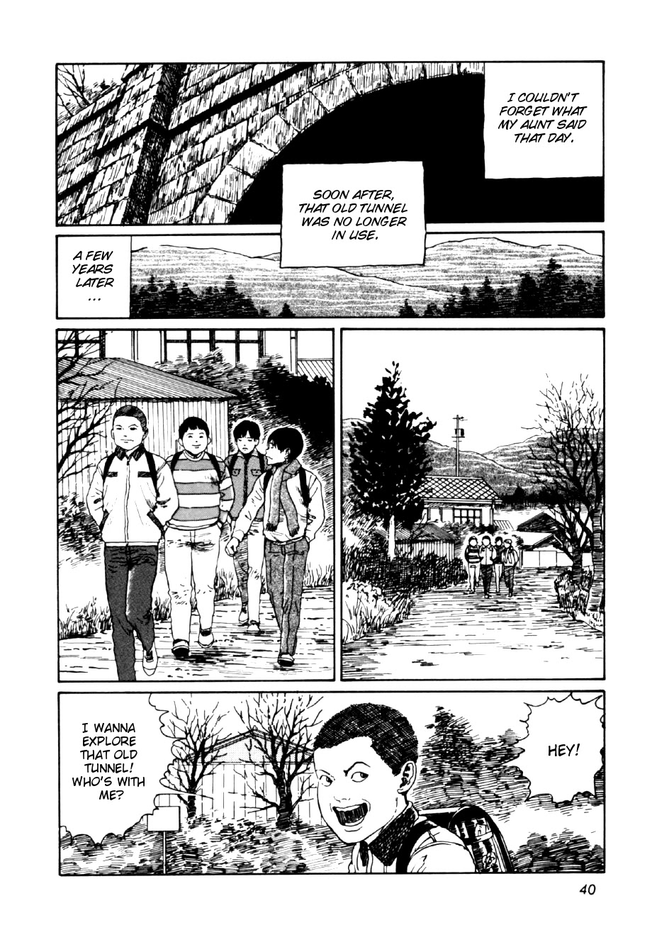Itou Junji Kyoufu Manga Collection Chapter 14.2 page 6 - Vol.14 Chapter 2: The Story of the Mysterious Tunnel