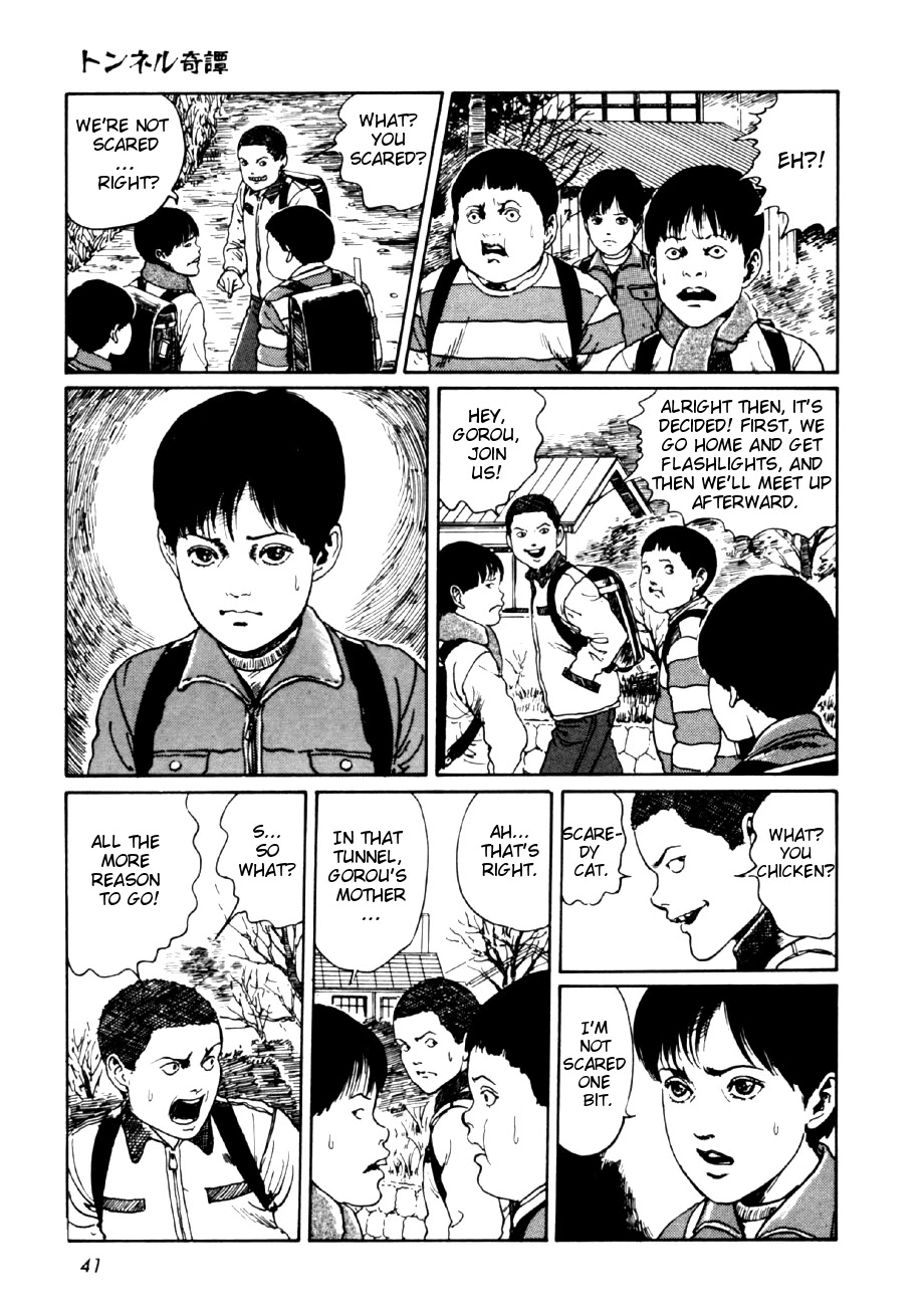 Itou Junji Kyoufu Manga Collection Chapter 14.2 page 7 - Vol.14 Chapter 2: The Story of the Mysterious Tunnel
