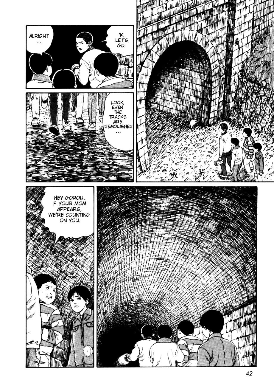 Itou Junji Kyoufu Manga Collection Chapter 14.2 page 8 - Vol.14 Chapter 2: The Story of the Mysterious Tunnel