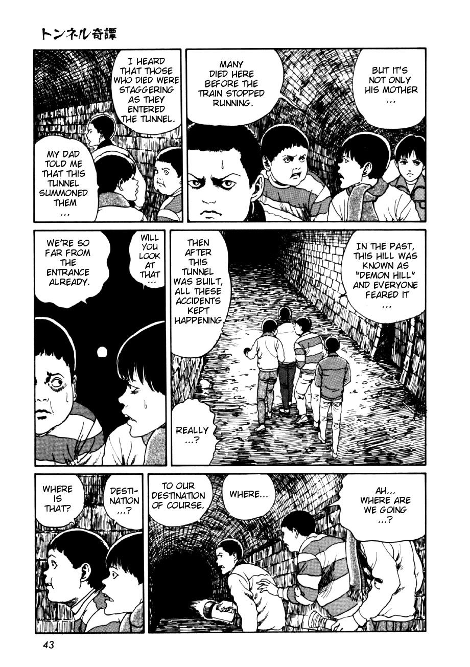 Itou Junji Kyoufu Manga Collection Chapter 14.2 page 9 - Vol.14 Chapter 2: The Story of the Mysterious Tunnel