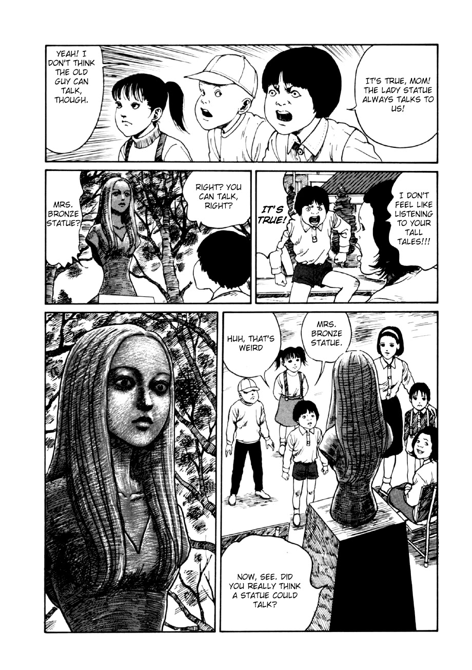 Itou Junji Kyoufu Manga Collection Chapter 14.3 page 10 - Vol.14 Chapter 3: Bronze Statue