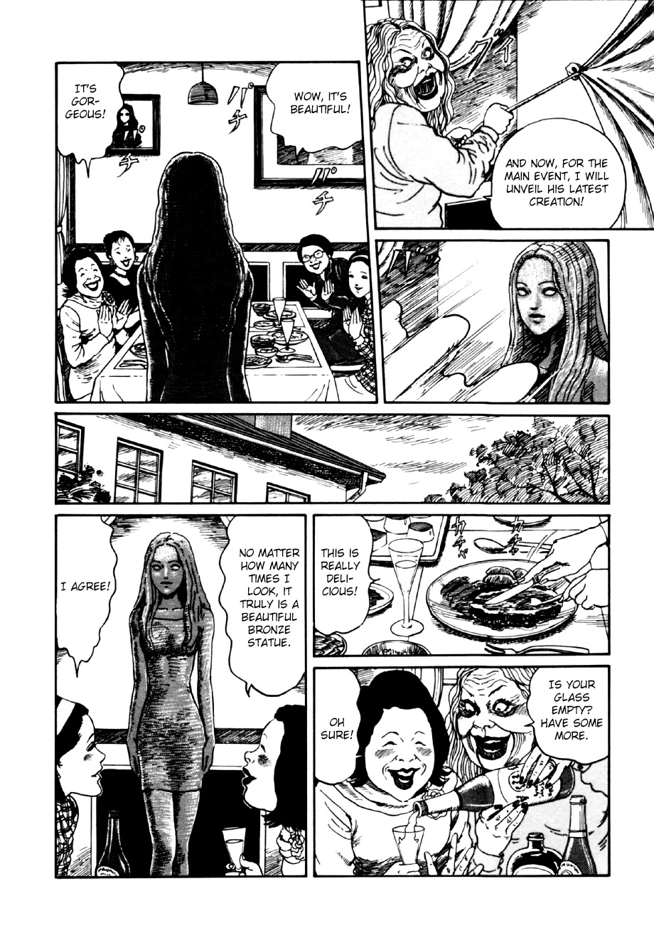 Itou Junji Kyoufu Manga Collection Chapter 14.3 page 16 - Vol.14 Chapter 3: Bronze Statue