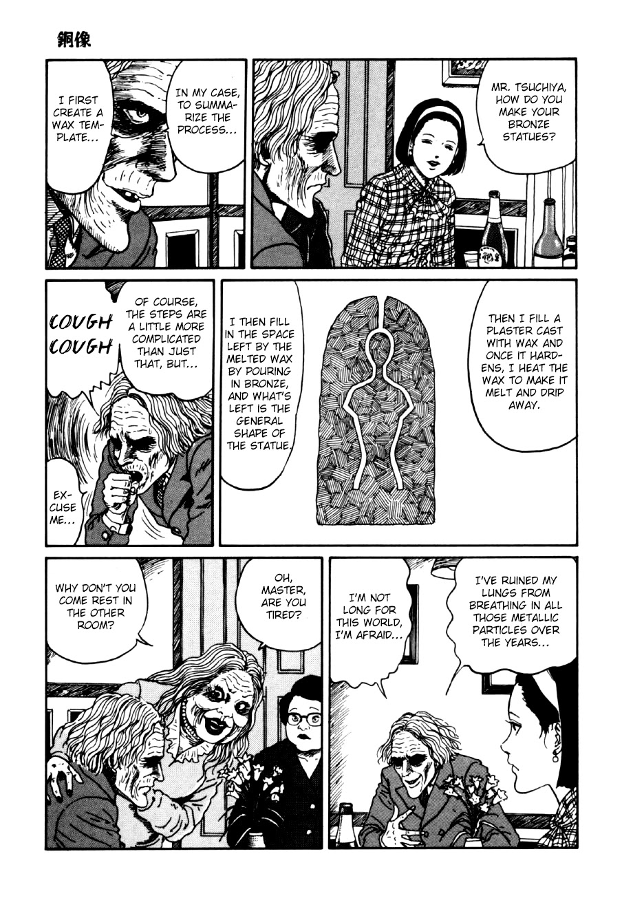 Itou Junji Kyoufu Manga Collection Chapter 14.3 page 17 - Vol.14 Chapter 3: Bronze Statue