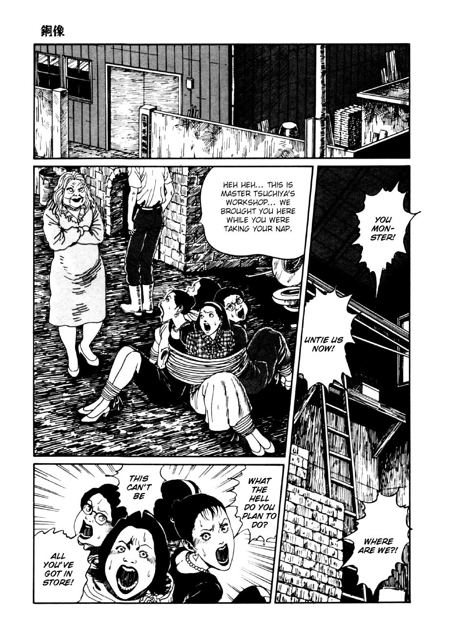 Itou Junji Kyoufu Manga Collection Chapter 14.3 page 21 - Vol.14 Chapter 3: Bronze Statue