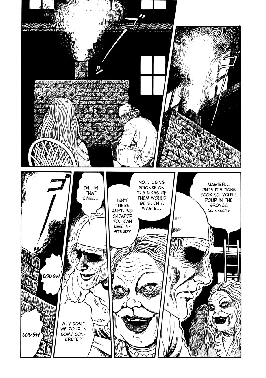 Itou Junji Kyoufu Manga Collection Chapter 14.3 page 25 - Vol.14 Chapter 3: Bronze Statue