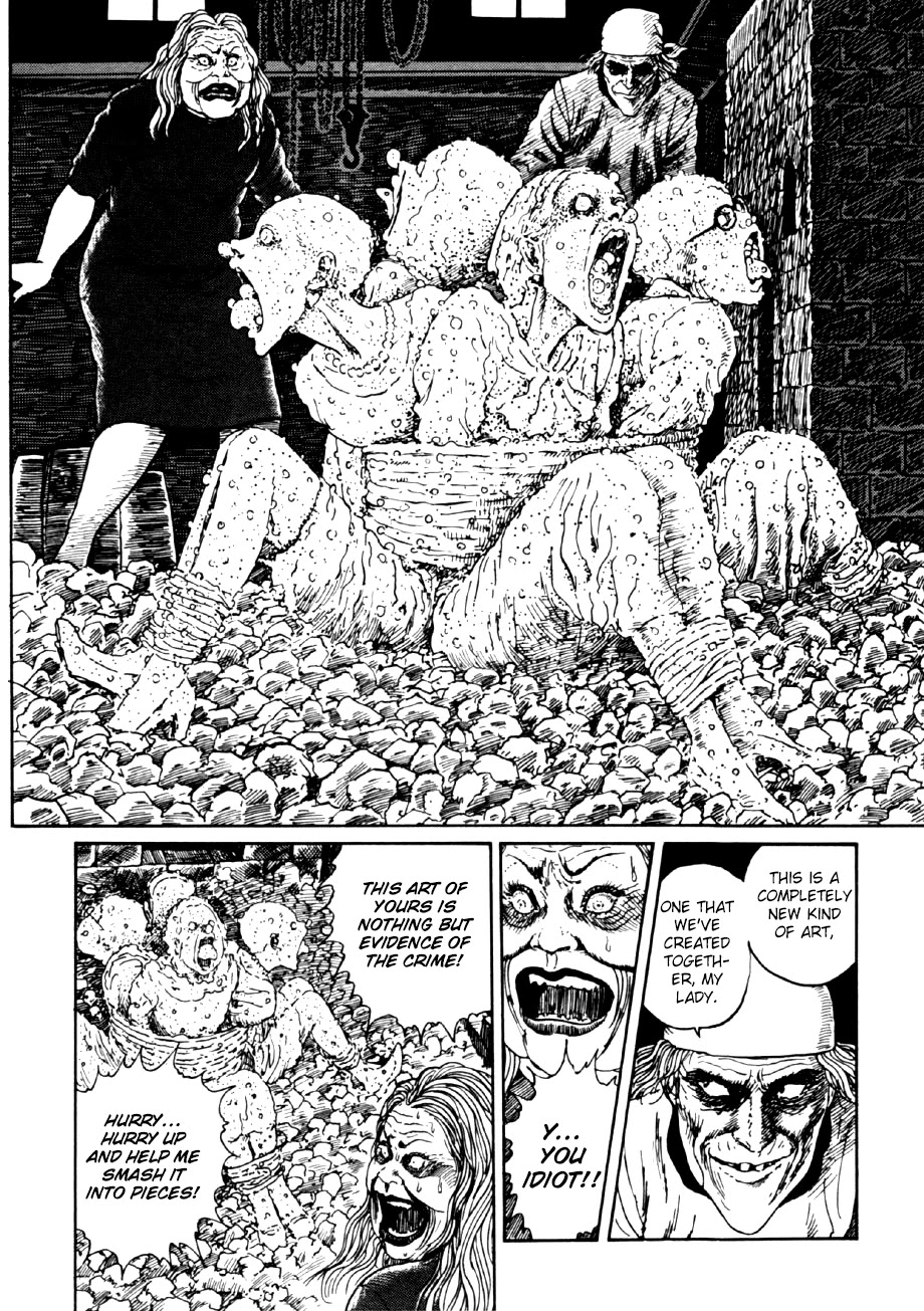 Itou Junji Kyoufu Manga Collection Chapter 14.3 page 28 - Vol.14 Chapter 3: Bronze Statue