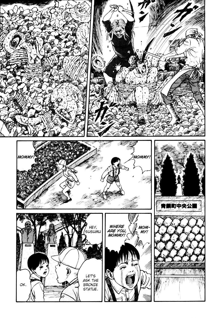 Itou Junji Kyoufu Manga Collection Chapter 14.3 page 29 - Vol.14 Chapter 3: Bronze Statue