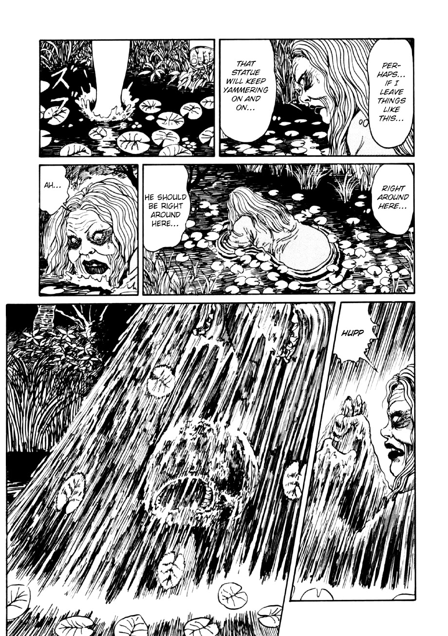 Itou Junji Kyoufu Manga Collection Chapter 14.3 page 34 - Vol.14 Chapter 3: Bronze Statue