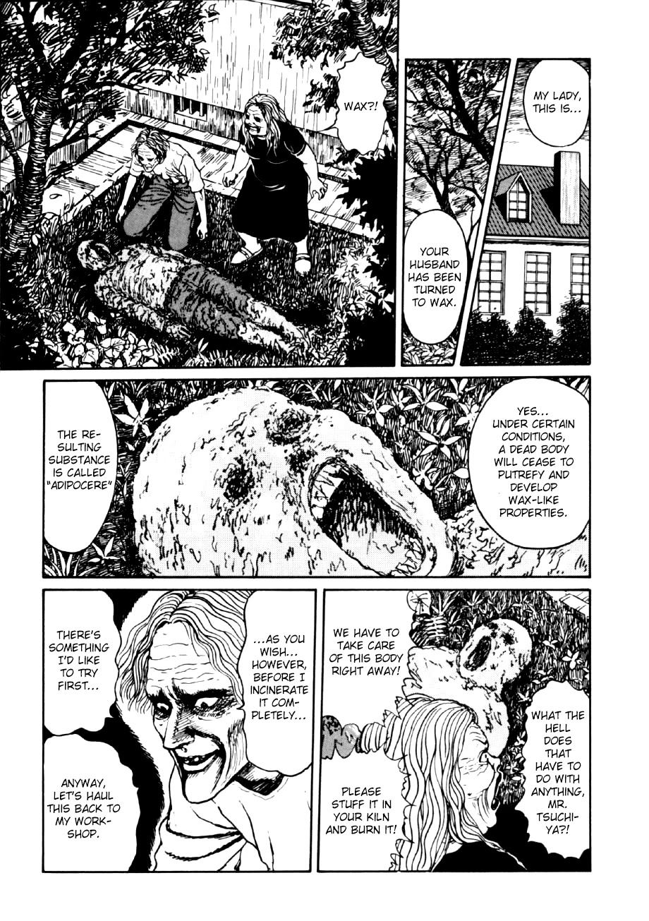 Itou Junji Kyoufu Manga Collection Chapter 14.3 page 35 - Vol.14 Chapter 3: Bronze Statue