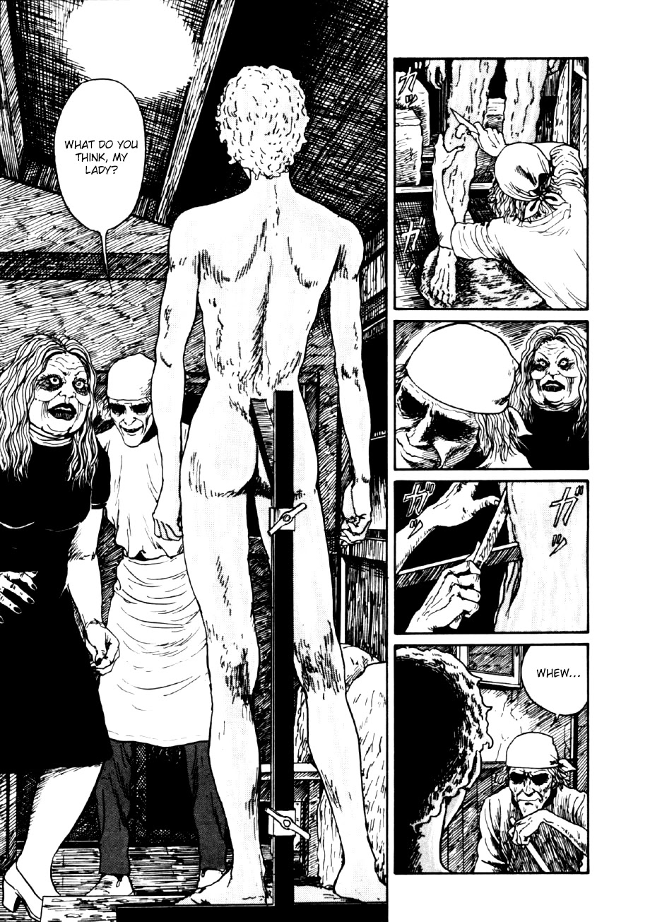Itou Junji Kyoufu Manga Collection Chapter 14.3 page 37 - Vol.14 Chapter 3: Bronze Statue