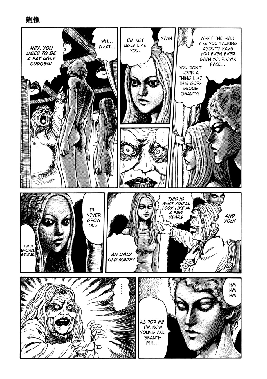 Itou Junji Kyoufu Manga Collection Chapter 14.3 page 41 - Vol.14 Chapter 3: Bronze Statue
