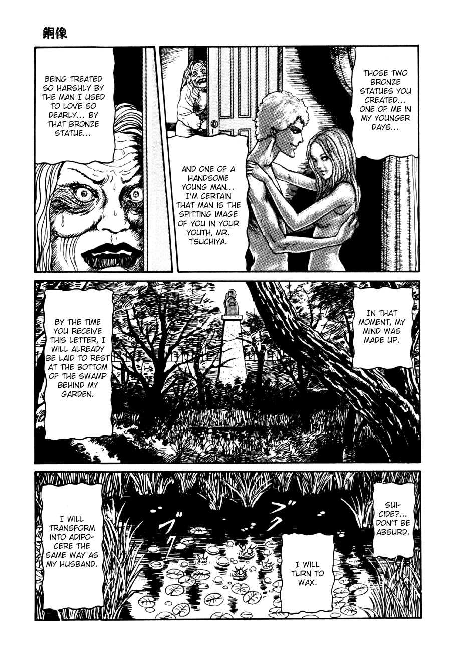 Itou Junji Kyoufu Manga Collection Chapter 14.3 page 43 - Vol.14 Chapter 3: Bronze Statue