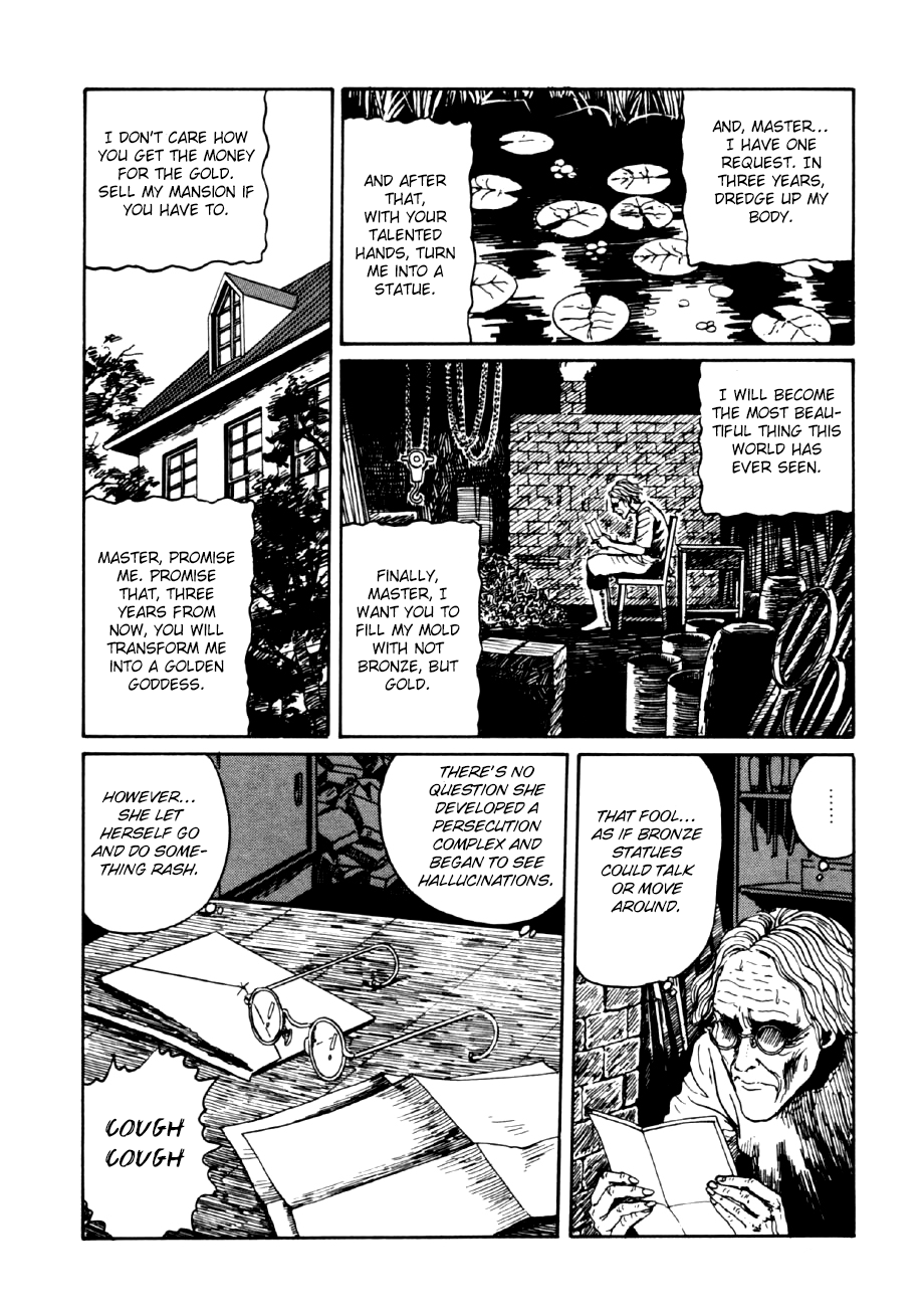 Itou Junji Kyoufu Manga Collection Chapter 14.3 page 44 - Vol.14 Chapter 3: Bronze Statue